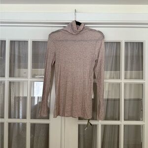 Intimissimi Light Tan Long Sleeve Ultralight Cashmere Turtleneck Top NWT
